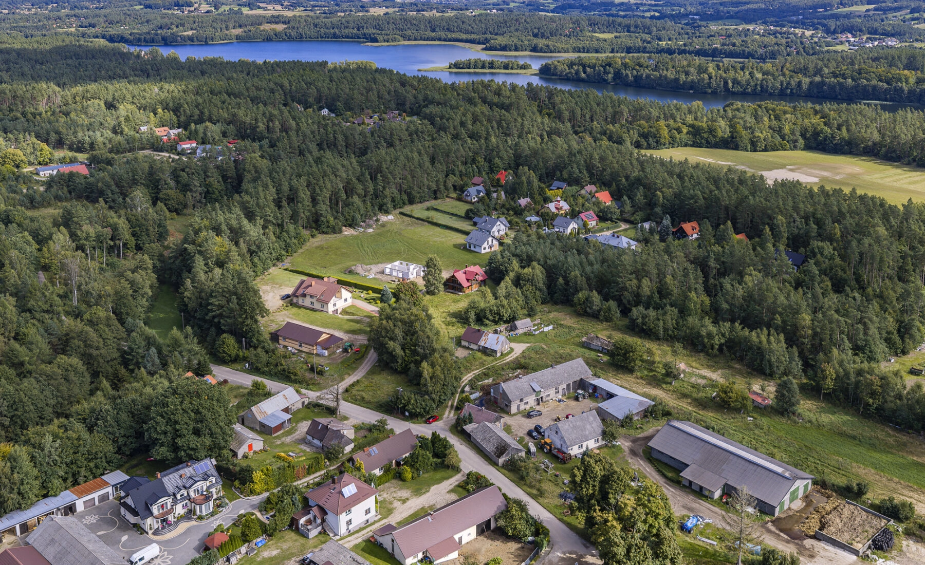 Sielski domek na Kaszubach | 600 m od jeziora
