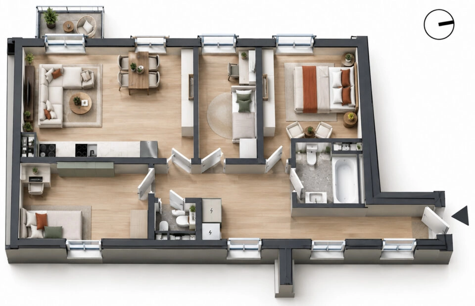 4 pokoje|balkon| blisko SKM|hala garażowa w cenie!