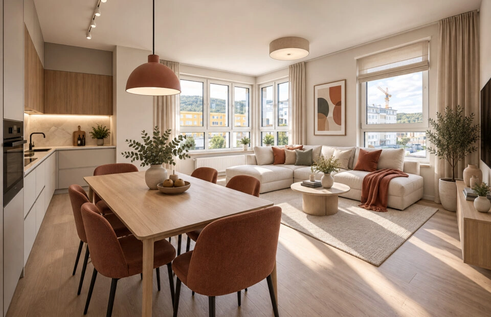 4 pokoje|balkon| blisko SKM| kameralny budynek