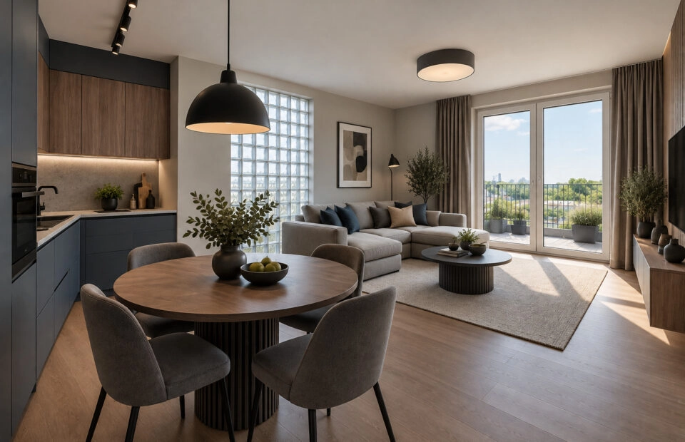 kawalerka |balkon| blisko SKM| kameralny budynek