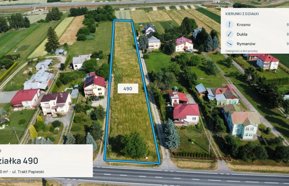 Działka budowlana - Rogi (Miejsce Piastowe)