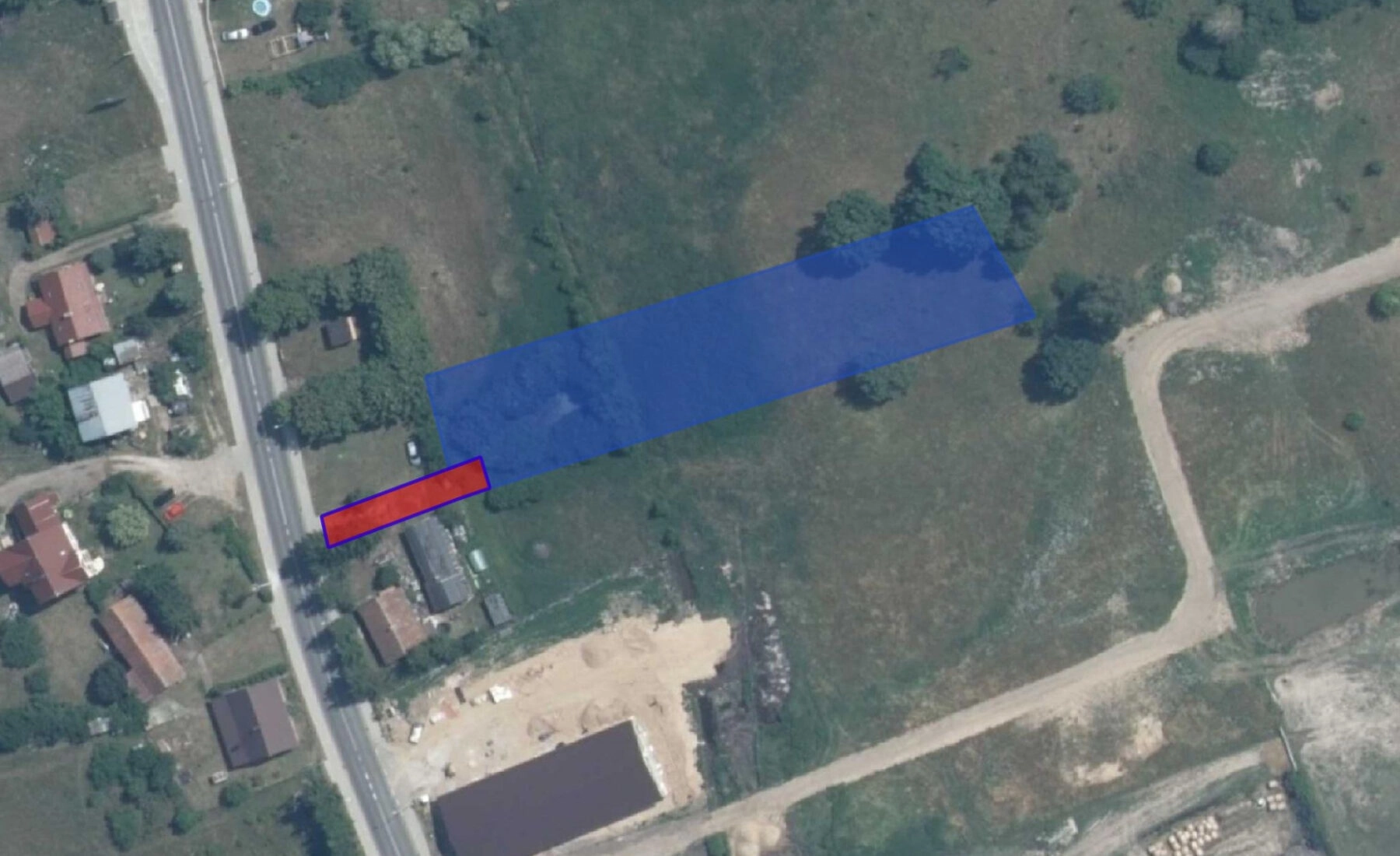 Warkały k. Olsztyna - działka 2600 m² - WZ 3 domy