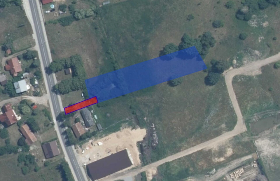 Warkały k. Olsztyna - działka 2600 m² - WZ 3 domy