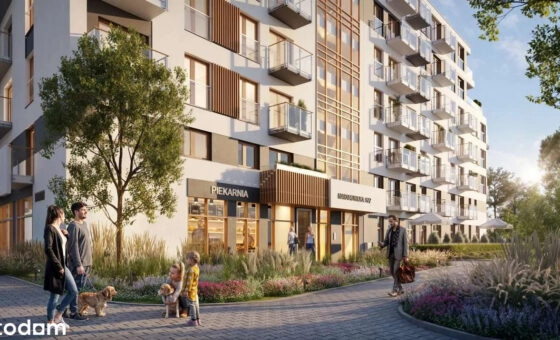 Nowe 2pok. 44m²| Balkon Zachód| Blisko Sklep/Tram.