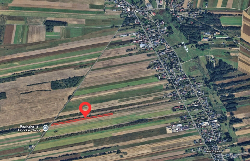 Działka rolna lub pod inwestycję 8790 m²