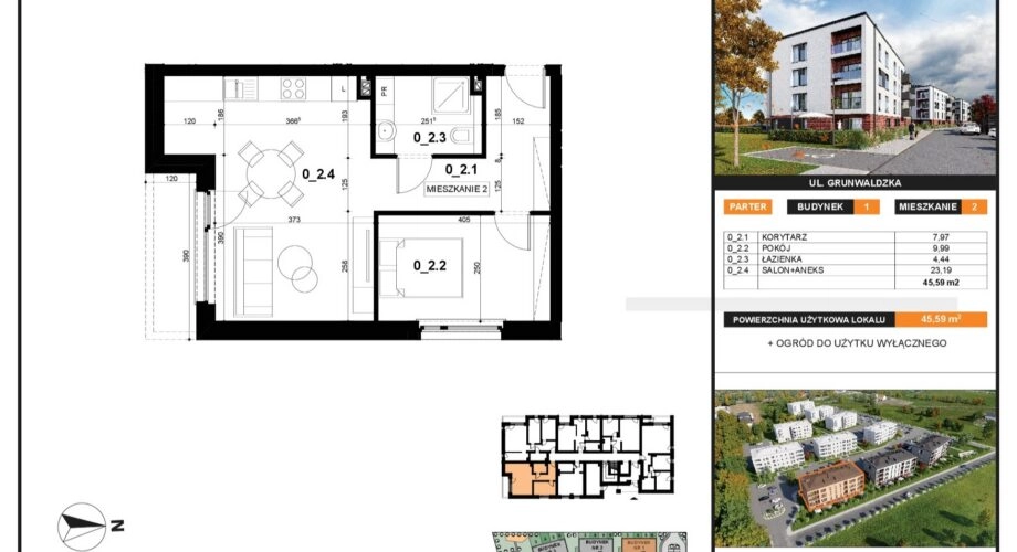 pokoje z ogródkiem i miejscem post, nowość