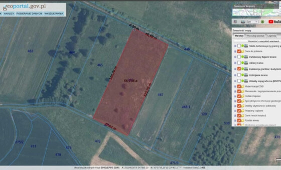 Działka rolna – Siedlec, gmina Krzeszowice