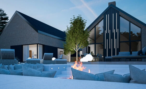 Działka budowlano-rolna z rozpoczętą budową