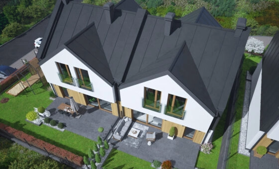 Domy w zacisznej okolicy