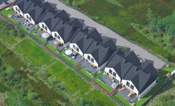 Domy w zacisznej okolicy