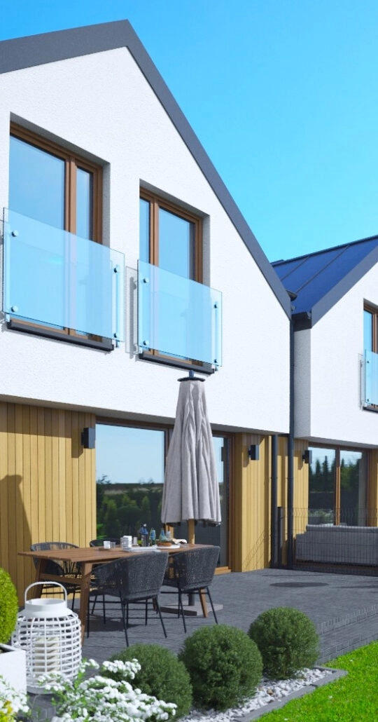 Domy w zacisznej okolicy