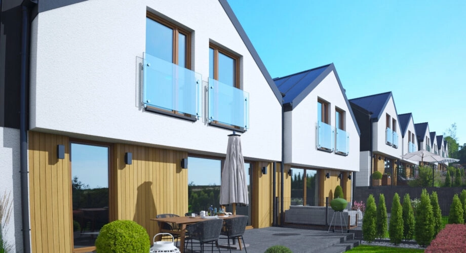 Domy w zacisznej okolicy