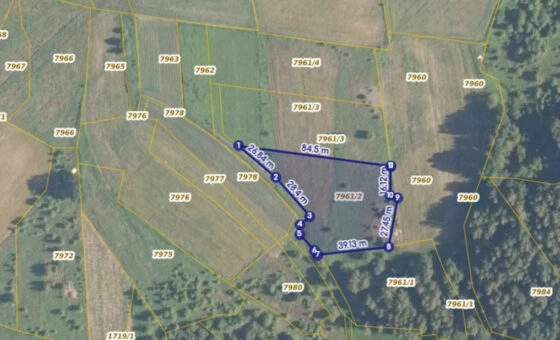 Działka 29,16 ar, Z UZYSKANYMI WARUNKAMI ZABUDOWY