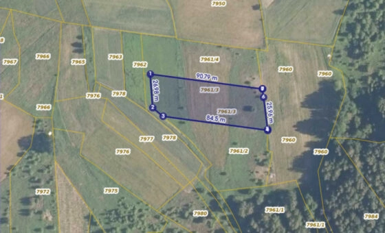 Działka 29,48 ar, Z UZYSKANYMI WARUNKAMI ZABUDOWY