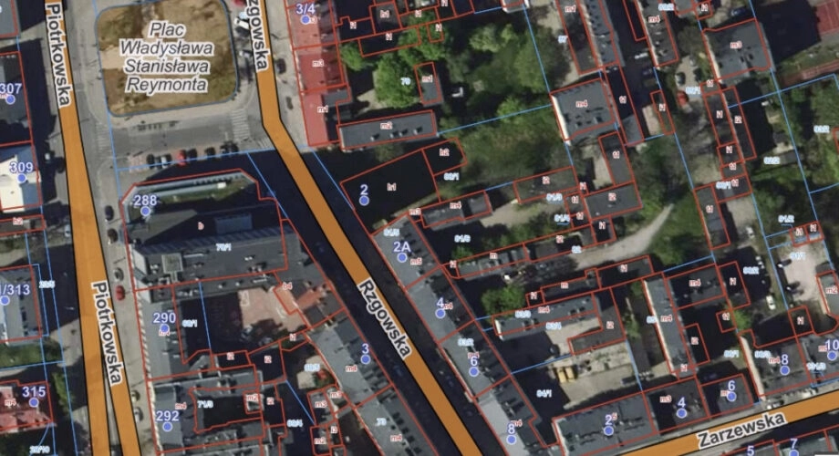 Łódź, Rzgowska - działka dew. 1.685 m2 z MPZP 2MWU