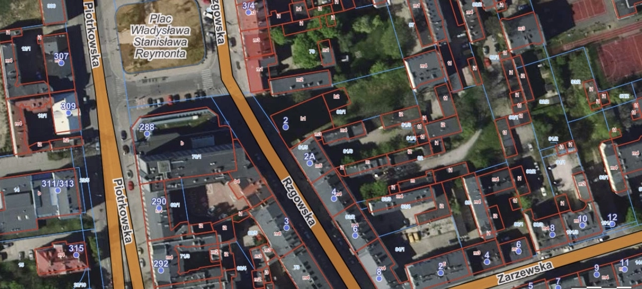Łódź, Rzgowska - działka dew. 1.685 m2 z MPZP 2MWU