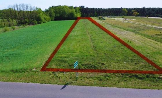 Na sprzedaż działka budowlana–Waki, gm. Kościelec