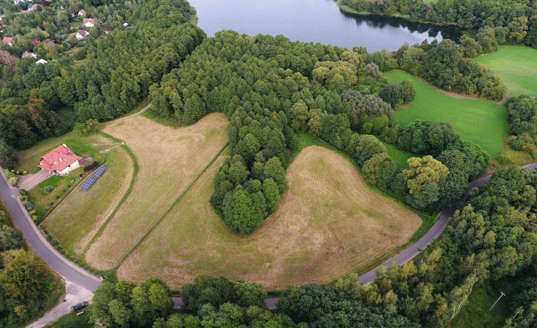 Działki– Pierwsza linia brzegowa - J. Ostrowickie