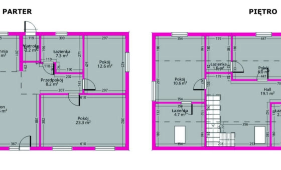 Dom w stanie deweloperskim 180m, działka 31a