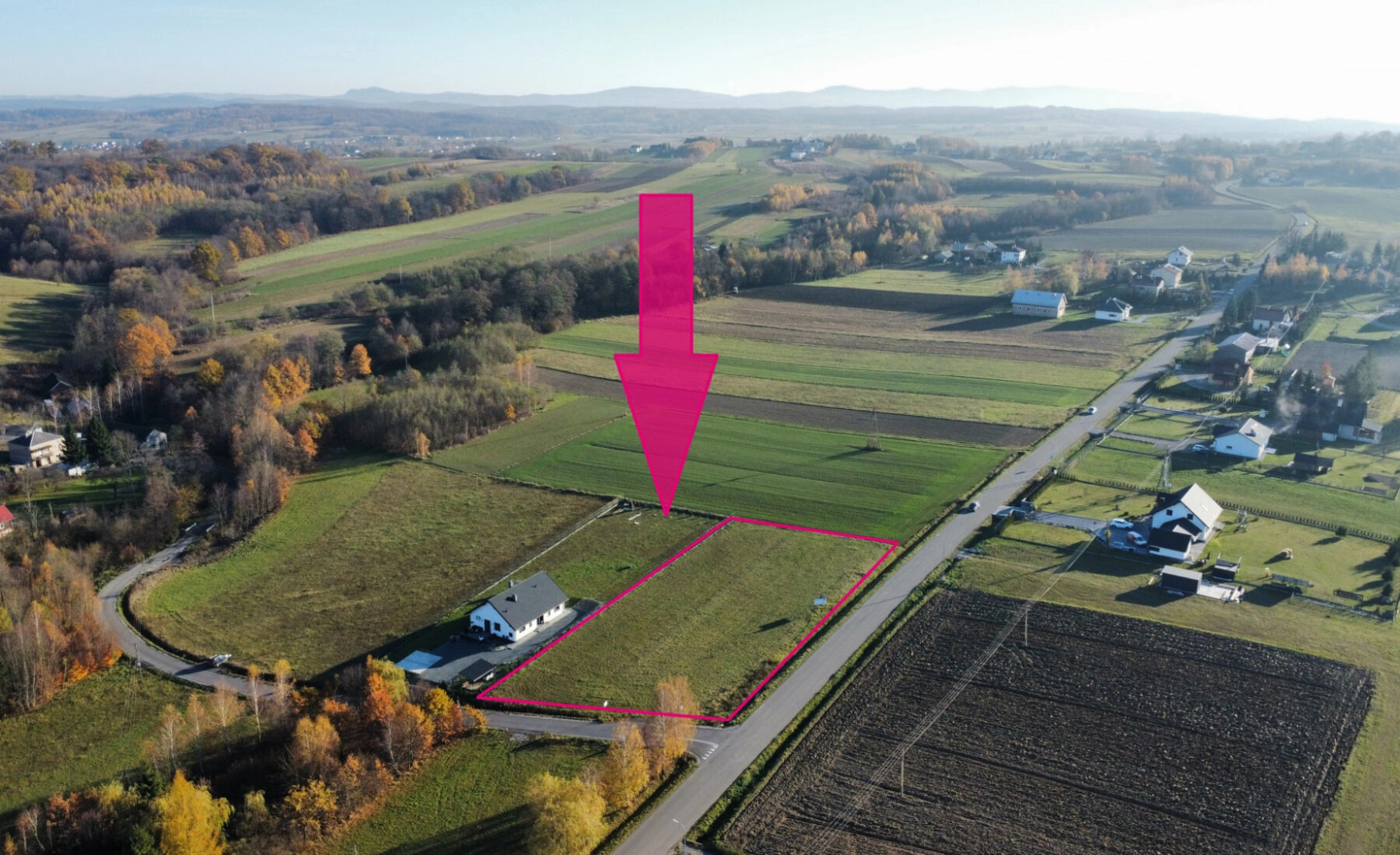 Okazja! Widokowa działka 30 arów z – Łajsce!