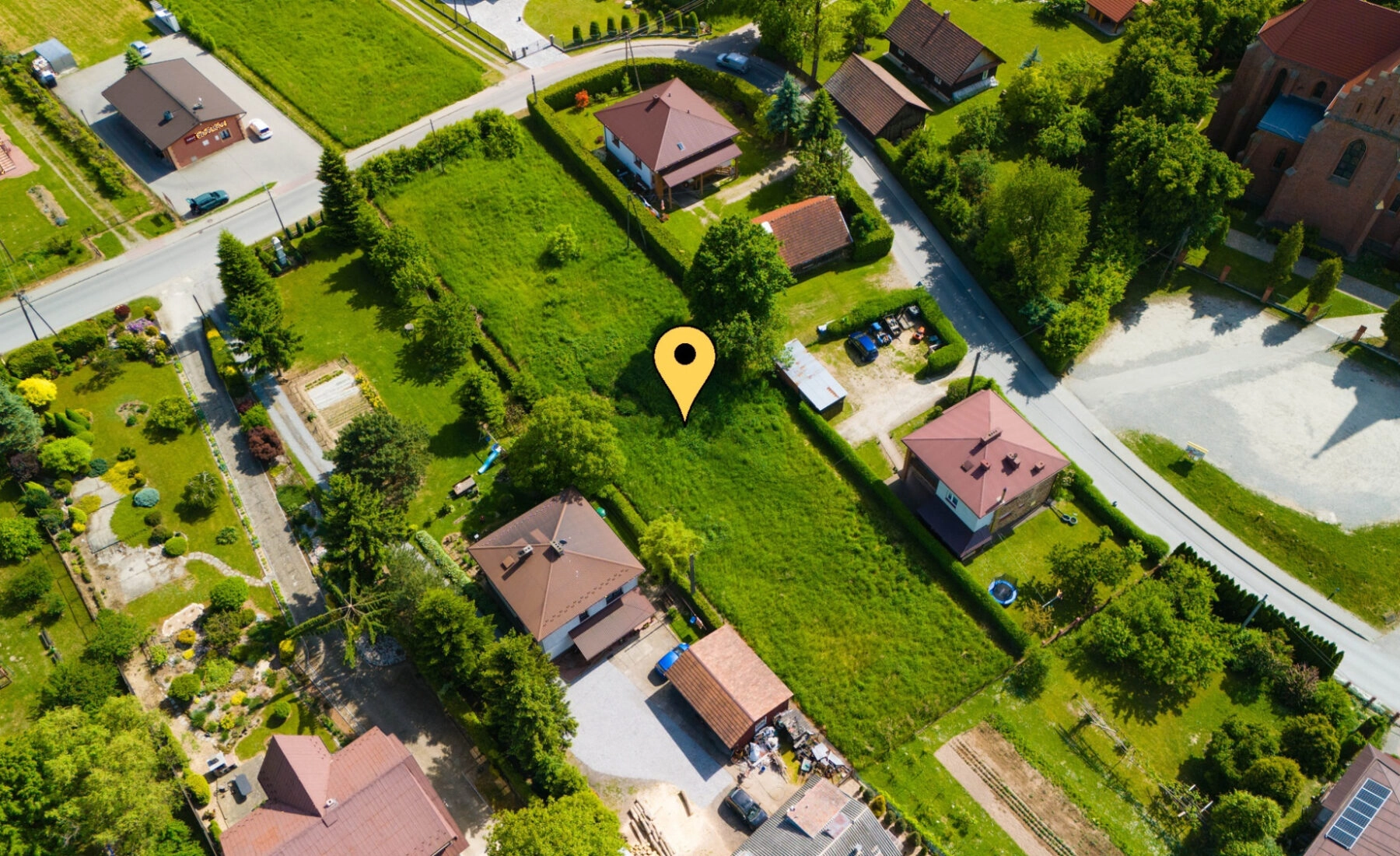 Działka budowlana w centrum Odrzykonia - 20 arów