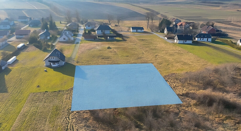 Atrakcyjna działka budowlana w Łężanach.