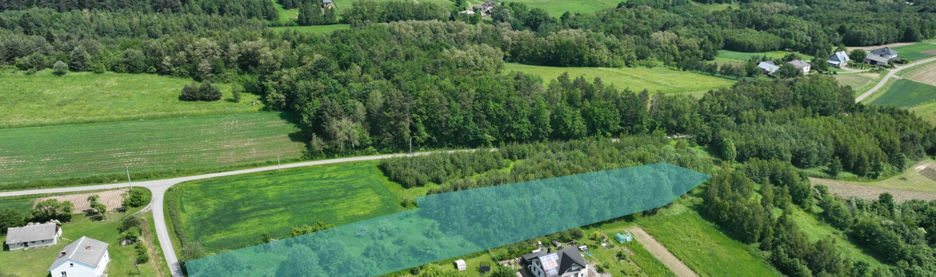 Widokowa działka w Ujeździe