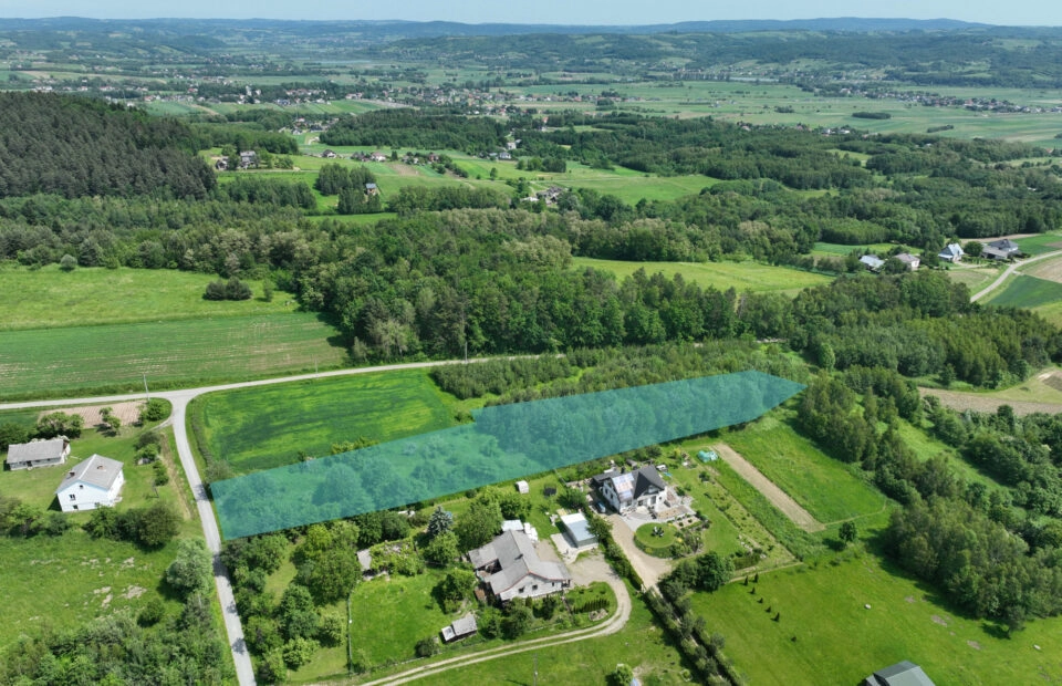 Widokowa działka w Ujeździe