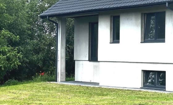 Bliźniak  170 m² – działka 7,25 ara w zaciszu lasu