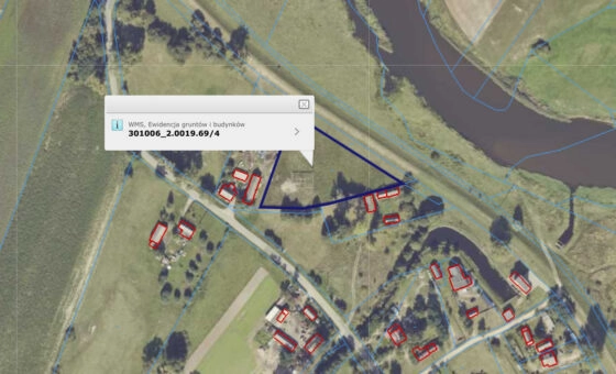 Działka budowlana–41 arów–Piersk, gm. Krzymów