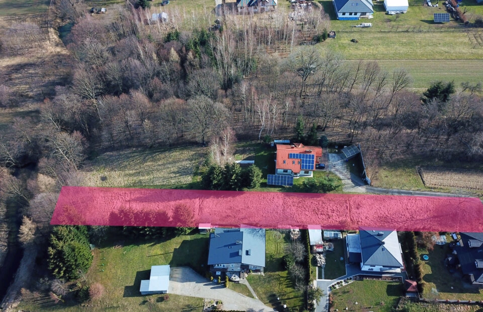 Działka z projektem budowlanym - Krosno, Suchodół.