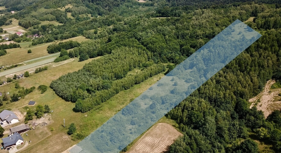 Działki z warunkami zabudowy - Łęki Strzyżowskie