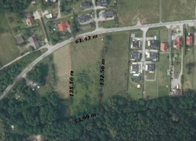 Działka 73 ary – zabudowa jednorodzinna, Mników