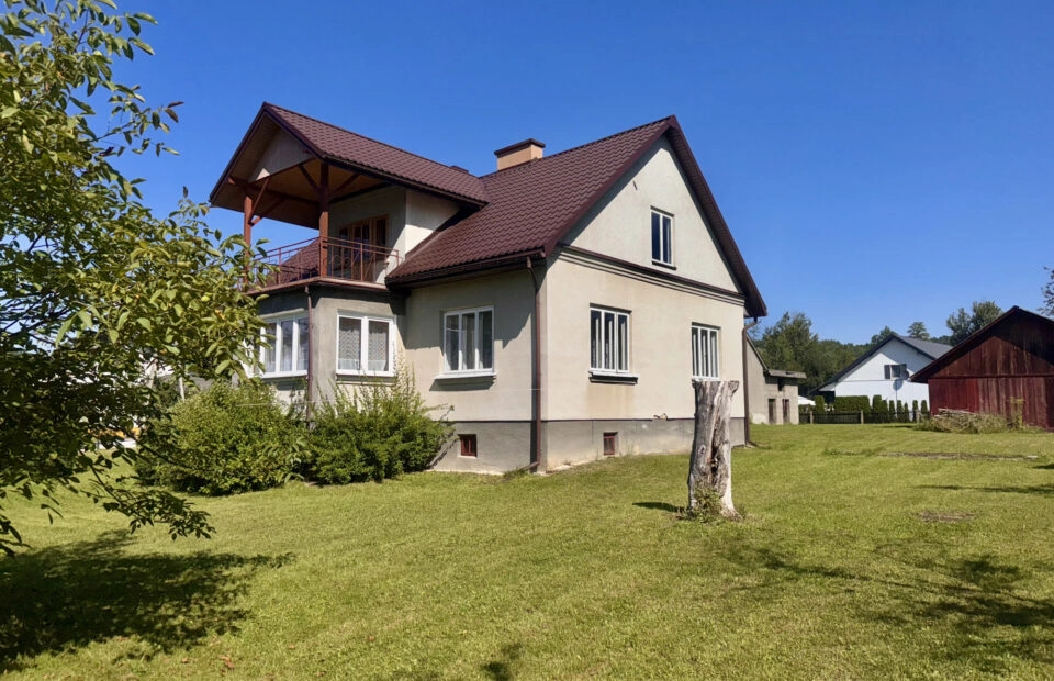 Dom jednorodzinny w Malinówce, powiat brzozowski