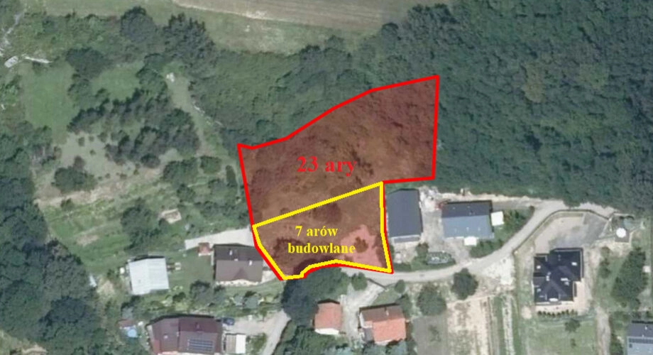 Działka budowlana 23a - Rybna, gm. Czernichów