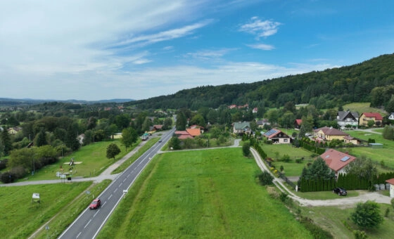 Działka rolno-budowlana 1198 m² – Bykowce