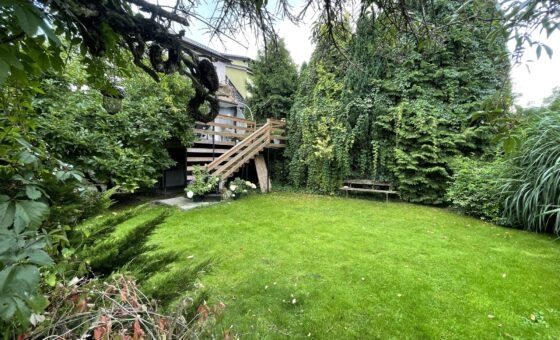 Bliźniak z dużym ogrodem w Żukowie