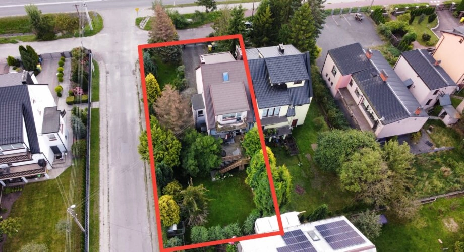 Bliźniak z dużym ogrodem w Żukowie