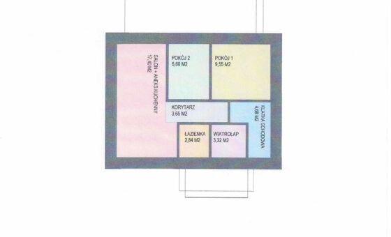 Nowe 3 pok. mieszkanie 53m2 Kłaj 20min. od Krakowa