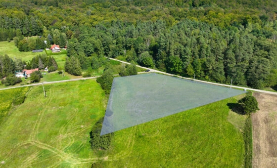 Działka 61,90 a, w Grabownicy Starzeńskiej.