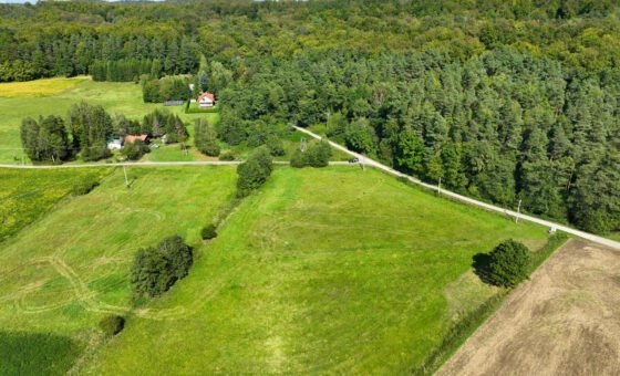 Działka 61,90 a, w Grabownicy Starzeńskiej.