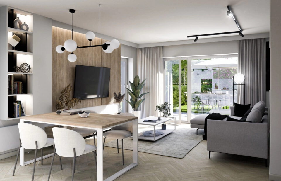 Mieszkanie 2 pokojowe 38,57 m2 z ogródkiem