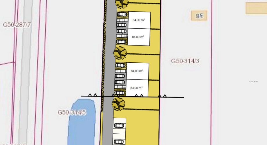 Łódź, ul. Rafowa, okolice Stawów Stefańskiego