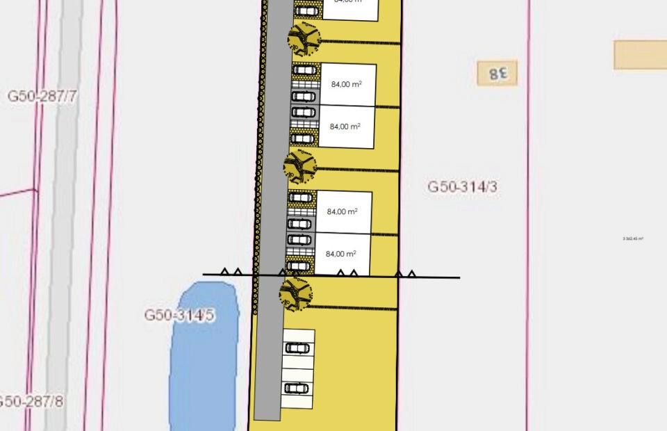 Łódź, ul. Rafowa, okolice Stawów Stefańskiego