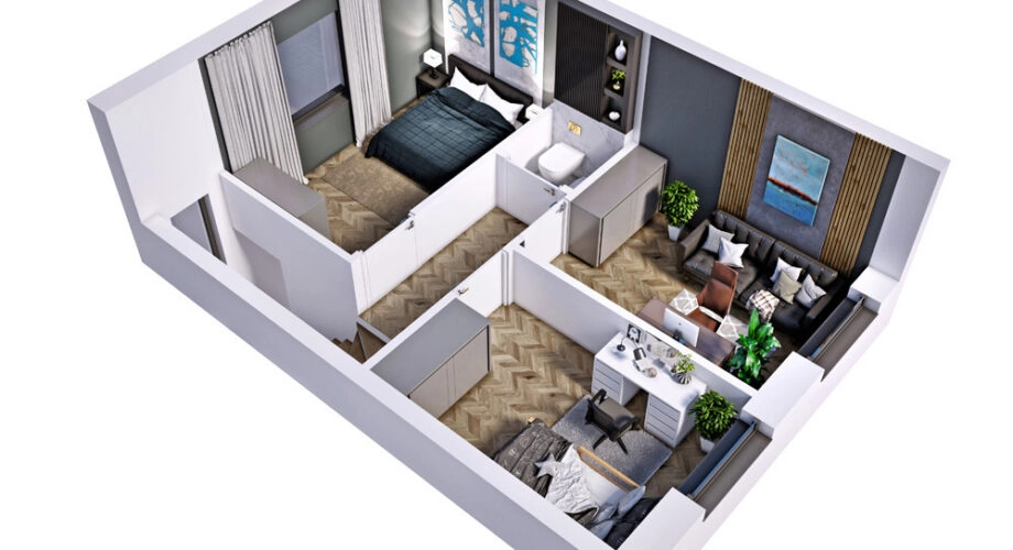 ogrzewanie podłogowe/ rolety/ 19 km do Poznania