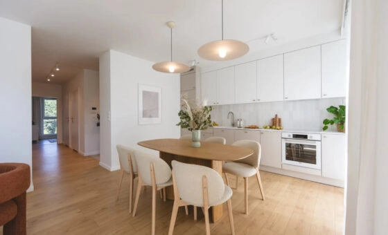 Rodzinny apartament z 4 pokojami i 2 łazienkami