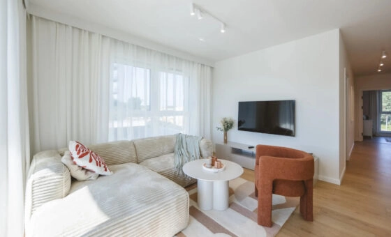 Rodzinny apartament z 4 pokojami i 2 łazienkami