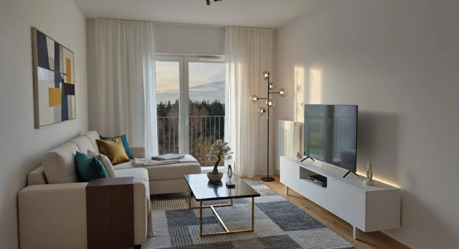 2pok 40 m²| Balkon Zachód| Klucze luty| Podolany