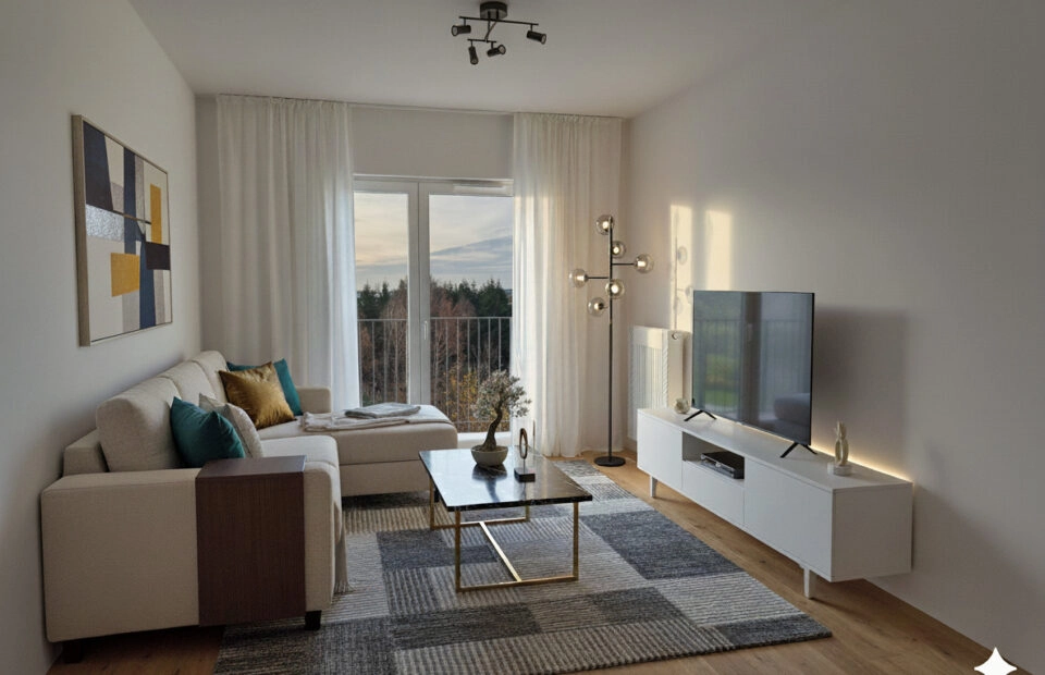 2pok 40 m²| Balkon Zachód| Klucze luty| Podolany