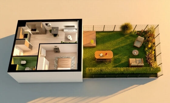 SPRAWDŹ! 2pok. 36m² | Ogródek 50 m² Trawa z rolki!